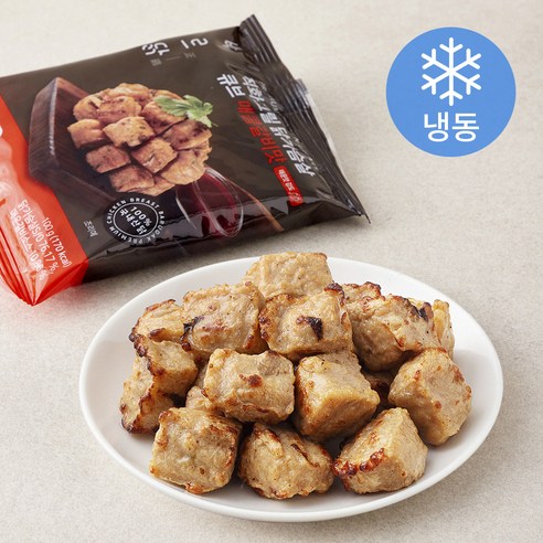 [로켓프레시] 바르닭 직화그릴 닭가슴살 큐브 매콤갈비맛 (냉동), 100g, 5개
