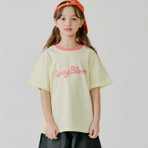 바브키즈 아동용 통기성 써니 블룸 티셔츠