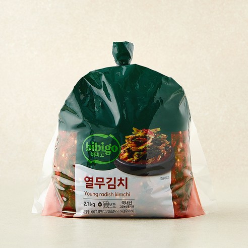 [로켓프레시] 비비고 열무김치, 2.1kg, 1개