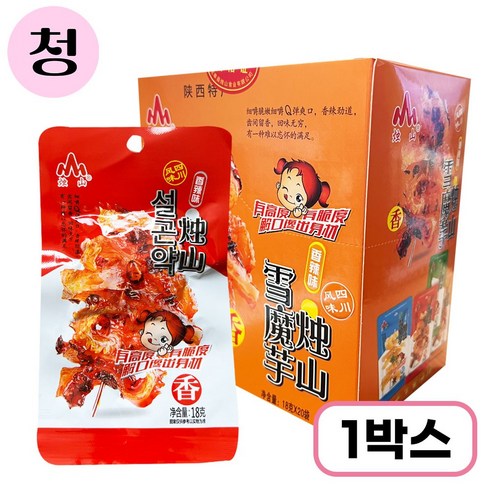 설곤약 향라맛(주황)(18g*20입), 1개