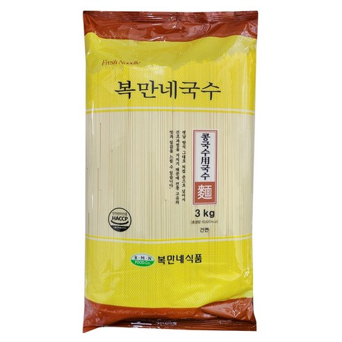 복만네식품 콩국수면