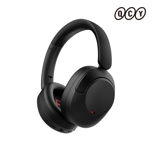 QCY H4 노이즈 캔슬링 블루투스 헤드셋 H4 ANC APP 블랙