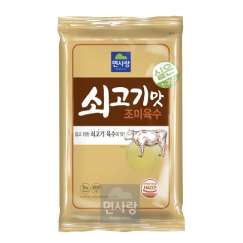 쇠고기맛 냉면육수(실온)5kg, 1개, 5kg