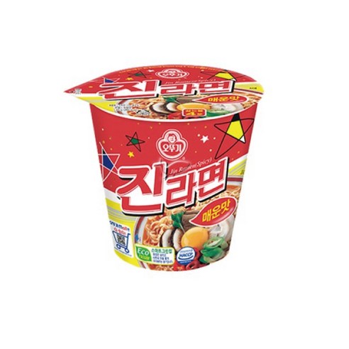 오뚜기 진라면 매운맛 컵 65g