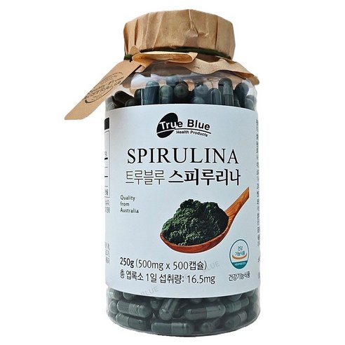 트루블루 스피루리나, 250g, 1개