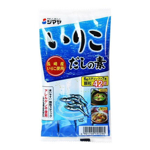 시마야 이리코 멸치다시 42g (6g*7개)*10개, 42g, 10개