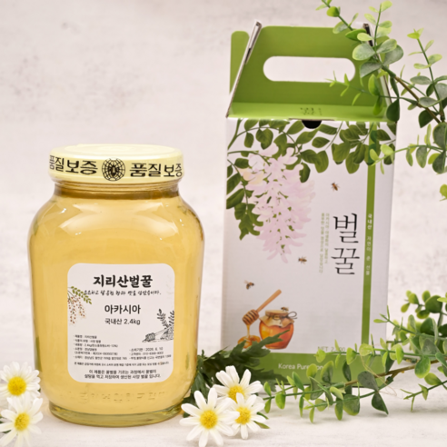 [엄지척농산물]  아카시아 벌꿀(사양) 2.4kg