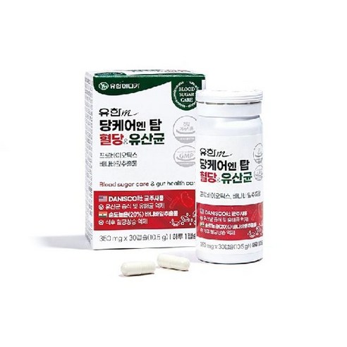 유한메디카 당 케어 엔 탑 혈당 유산균 3개월분
