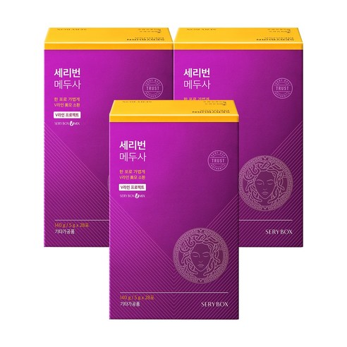 세리박스 세리번 메두사 1개월 28포, 140g, 3개