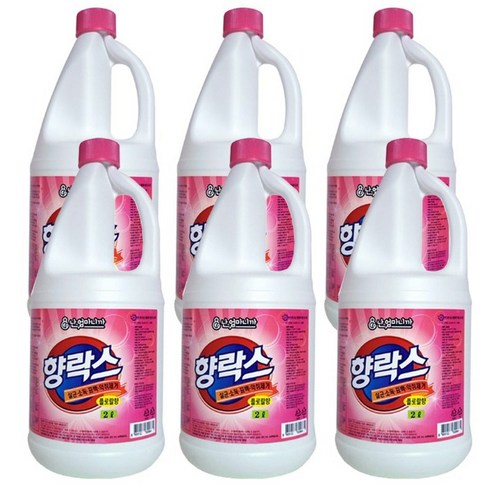 난엄마니까 향락스 화장실 욕실청소 업소용 락스 세제 찌든때, 6개, 2L, 난, 엄마니까 플로랄향