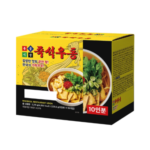 우불식당 즉석우동 221.5g x 10