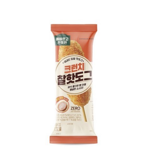 올반 브랜드관 올반키친 크런치 찰 핫도그 75g30개