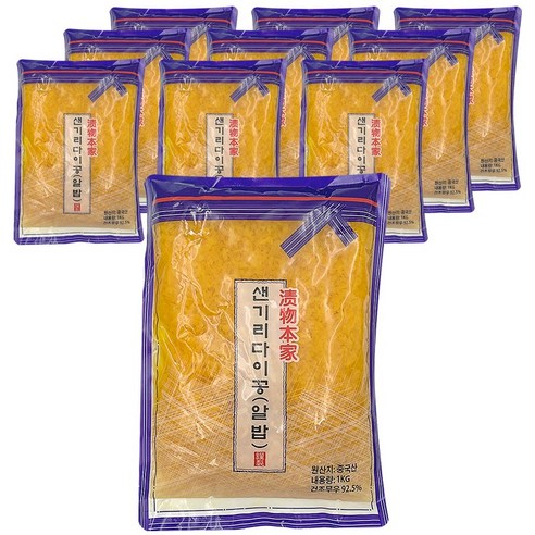 토호 샌기리다이꽁 알밥단무지 1kg, 1kg, 10개