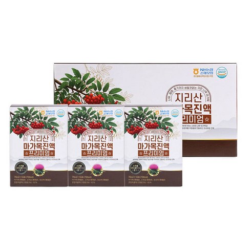 지리산마가목진액, 3박스, 30ml
