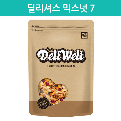 델리웰리 딜리셔스 믹스넛 일견과 혼합견과 대용량 견과류 100%