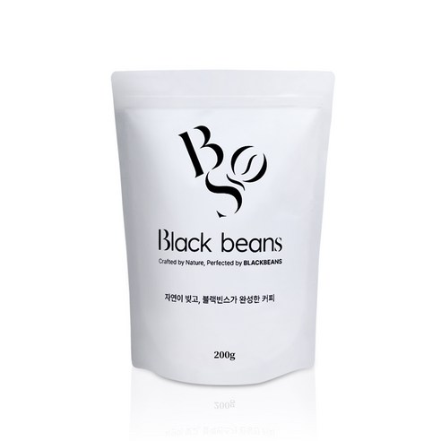 블랙빈스 원두커피 케냐AA, 1개, 200g, 홀빈(분쇄안함)