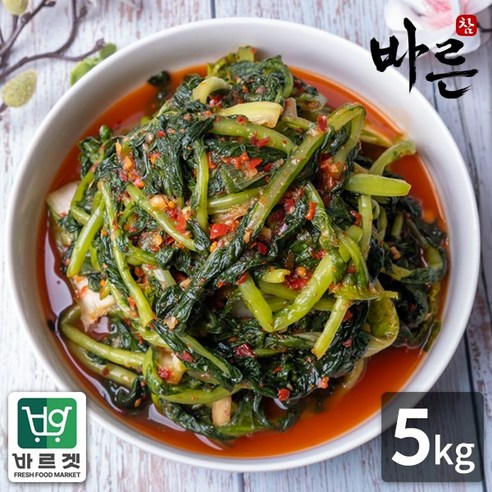 참바른김치 프리미엄 국내산 열무김치 5kg / 바른재료 바른위생 바르겟, 5kg, 1개