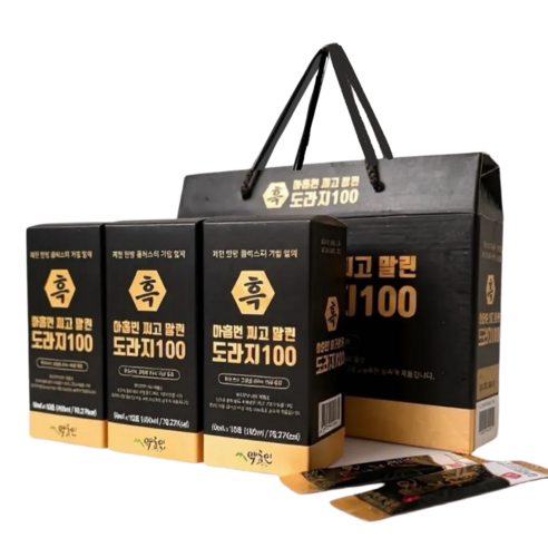 배즙을 넣지않은 아홉번 찌고말린 도라지진액 스틱10ml 30포