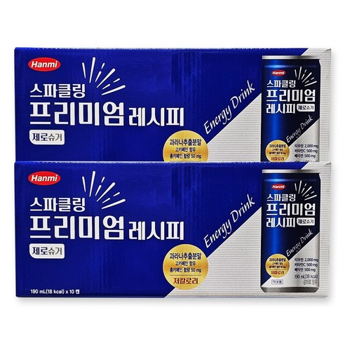 한미헬스 사이언스 스파클링 프리미엄 레시피 제로슈가 음료