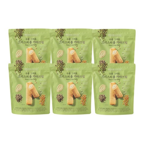 자연주의 곡물 그대로 크리스피롤 카야크림 150g