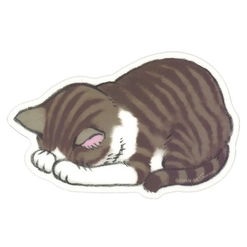 ARTEMIS 미안 졸려 고양이 마우스패드 142x220x2mm GN-MOP