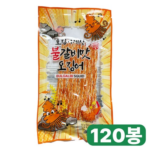 서울지앤비 오징어세상 불갈비맛 오징어