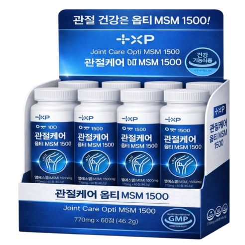 관절케어 옵티MSM1500 정품, 1박스, 240정