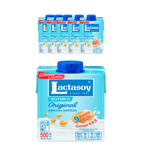 락타소이 두유, 500ml, 500ml, 6개