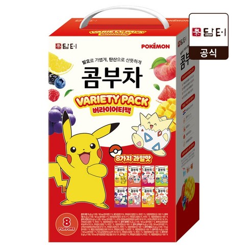 담터 포켓몬 콤부차 버라이어티팩