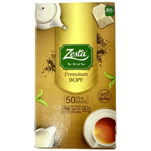 Zesta 50 tea bags premium BOPF 제스타 홍차 실론티 ceylon tea