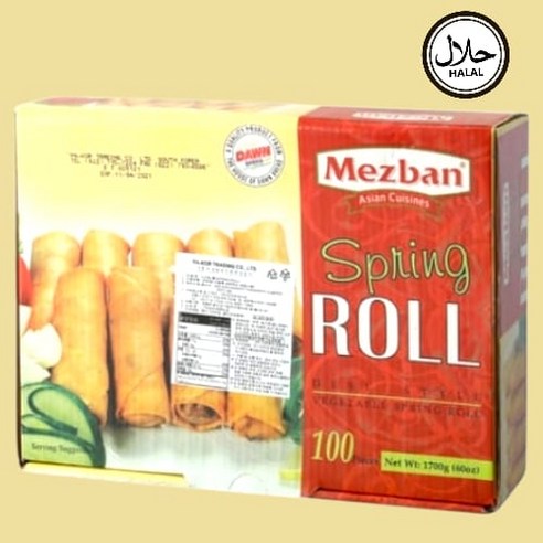 Mezban Spring Roll (100pcs) 1700g 메즈반 스프링 롤 1700g