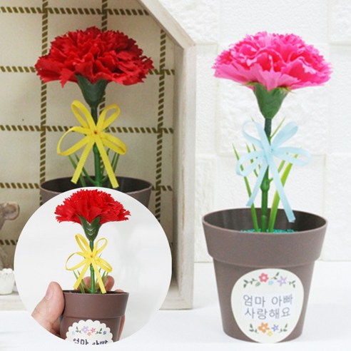 어버이날 카네이션 만들기 세트 꽃 카드 diy kit
