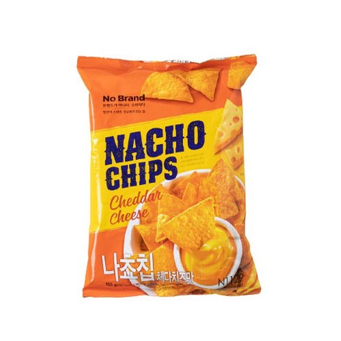 노브랜드 나쵸칩 체다치즈맛 155g