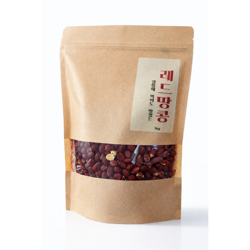 나나컴퍼니 볶음땅콩 껍질째먹어도맛있는 레드땅콩, 1개, 1kg