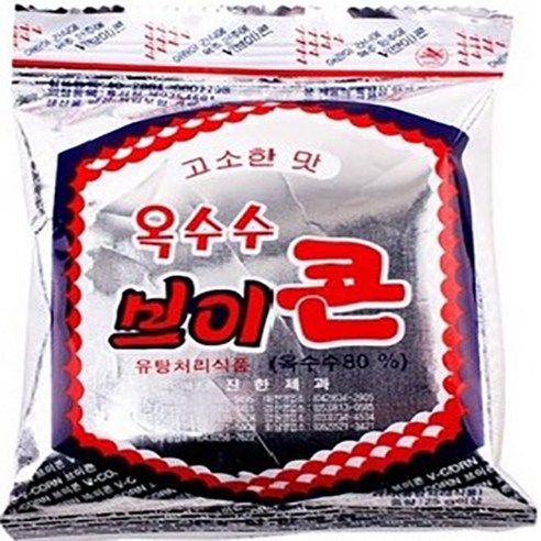 옥수수 브이콘 스낵, 50g, 6개