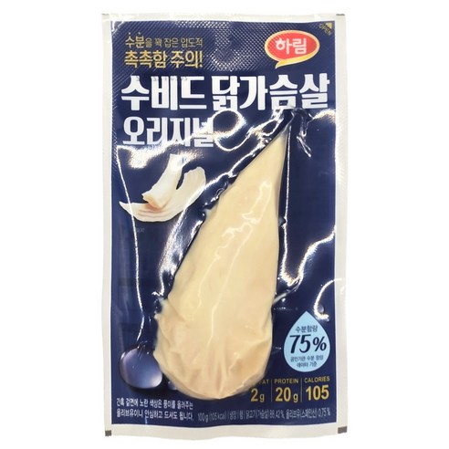 하림 수비드닭가슴살 오리지널 100g, 7개, 100g