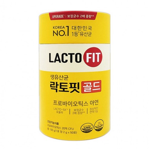 락토핏 골드 2g x 50포, 1정, 1개