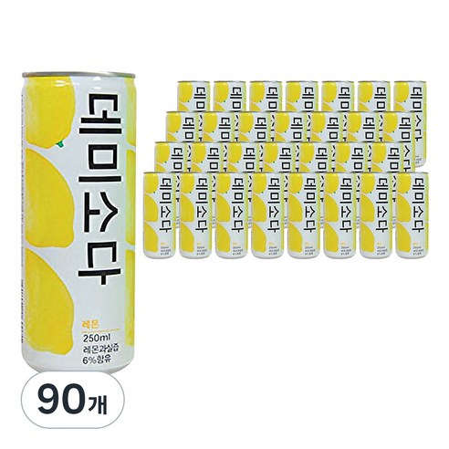 데미소다 레몬, 250ml, 90개