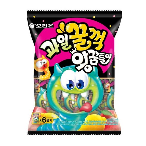 오리온 과일꿀꺽 왕꿈틀이