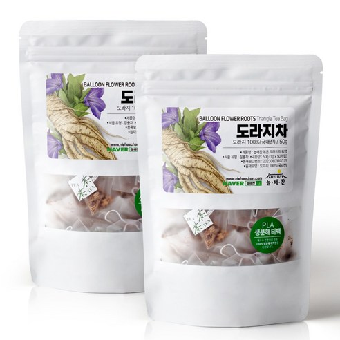 늘해찬 볶은 국산 도라지티백 도라지차 삼각티백 대용량