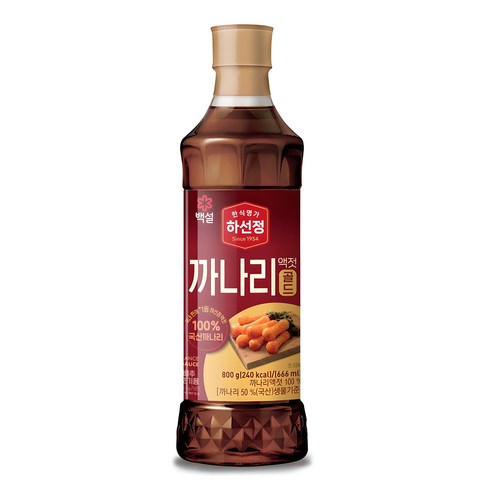 하선정 까나리액젓 골드