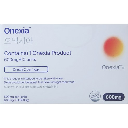 Onexia 오넥시아정 늙은호박추출액 파파인 덱스트린