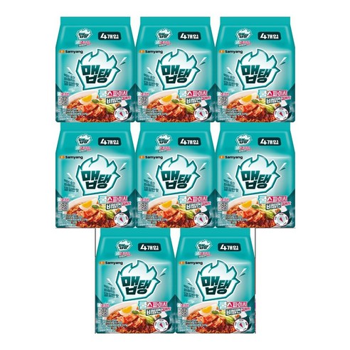 맵탱 삼양 쿨스파이시 비빔면 김치맛 134g