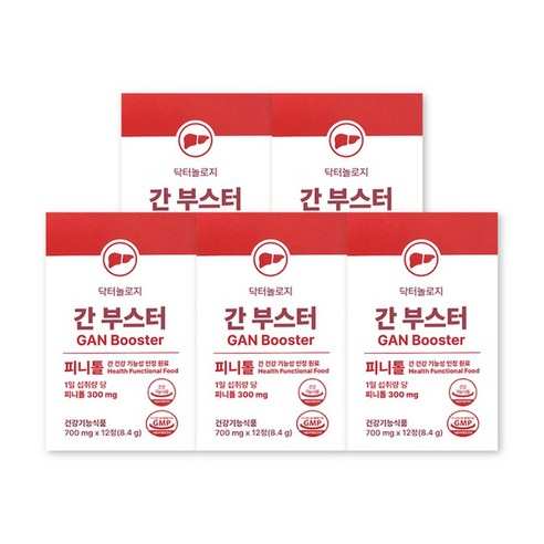 닥터놀로지 간부스터 피니톨 밀크씨슬 700mg X 12정 5박스