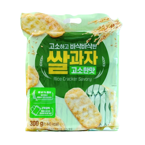 홈플러스 쌀과자 고소한맛 300g, 300g, 2개