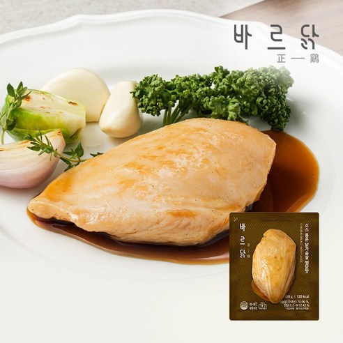 바르닭 소스품은 닭가슴살 찜닭맛, 14개, 100g