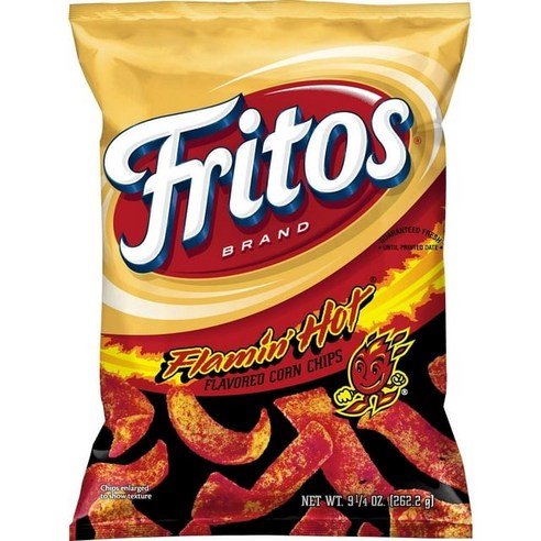 프리토스 플레이밍 핫 콘 칩 262.2g, Fritos Flamin' Hot Flavored Corn Chips, 9.25 Oz.