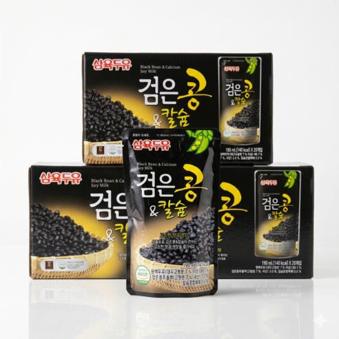 삼육두유 검은콩&칼슘 검은콩두유 파우치