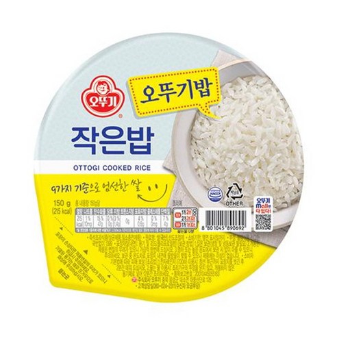 오뚜기 작은밥, 150g, 36개