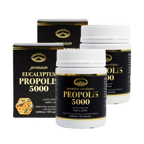 네이쳐스탑 네이쳐스탑 프로폴리스 5000MG, 120캡슐X2 [NT-PP5000]
